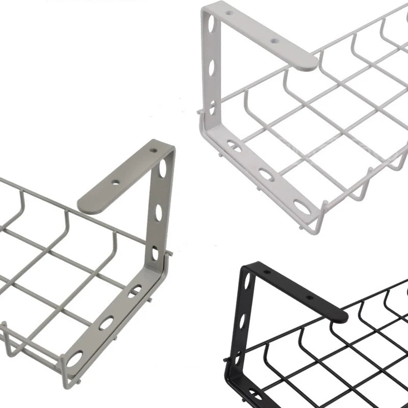 Wire Management Tray Cable Management Rack Desk Cable Tray With Wire Organizer and Desk Cord Organizer