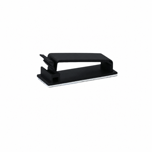 40 3M Rectangular Self-Adhesive Cable Management Clips Cord Organizer Wiring Fixing Seat Black/White Buckle Cable Clips