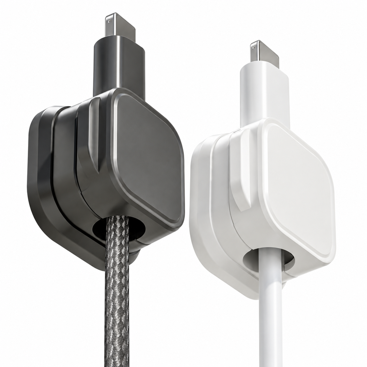 Magnetic Cable Clip Adjustable Cord Holder Under Desk Organizing Cable Management Wire Organizer Cable Holder for Wall and Table