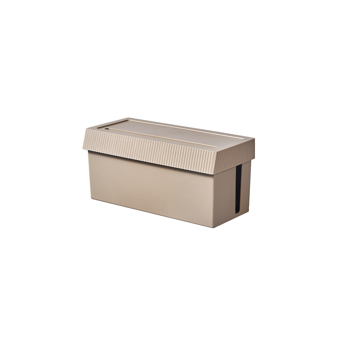 Home & Office Plastic Storage Wire Supplies With Lid Cable Management Box Organizer Desk Bins Cord to Hide Power Strip