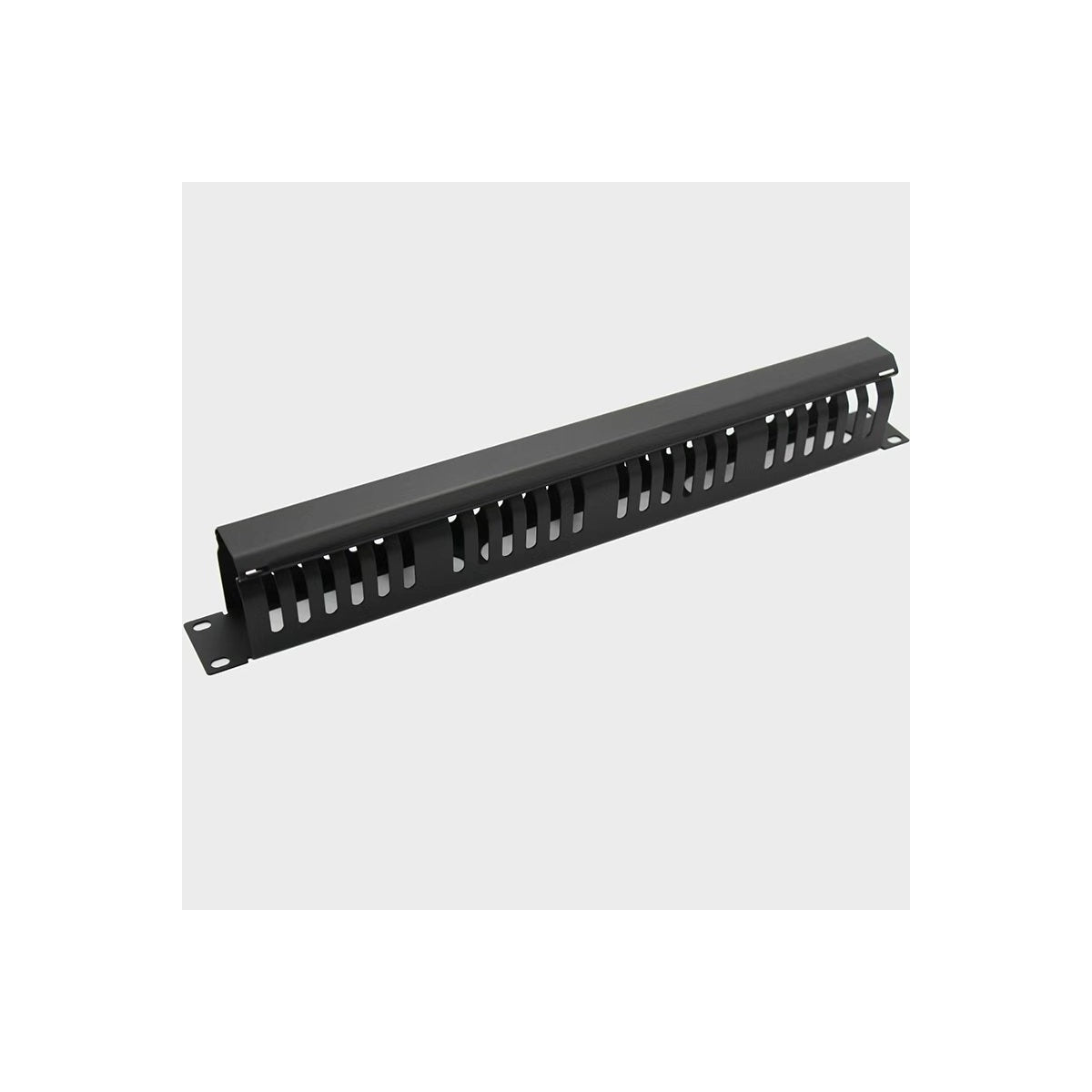 1U 19 Inch 24 Slot Cable Organizer for Server Rack Cable Management